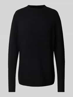 Soyaconcept Gebreide pullover met geribde opstaande kraag model 'KANITA'
