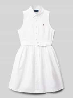 Polo Ralph Lauren Teens Polo-jurk met strikceintuur model 'LATOYIA'