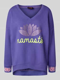 Miss goodlife Relaxed fit sweatshirt met V-hals
