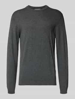 Casual friday Regular fit gebreide pullover met kasjmier model 'Halfdan'