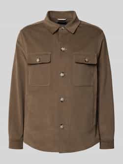 Boss Regular fit overhemdjack van katoenmix model 'CARPER'