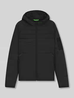BOSS Green Regular fit gewatteerd jack met ritszakken model 'URBANEX'
