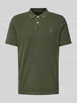 Marc O'Polo Regular fit poloshirt met labelstitching