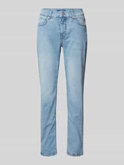 MAC Regular fit jeans met blinde gulp model 'Sue'
