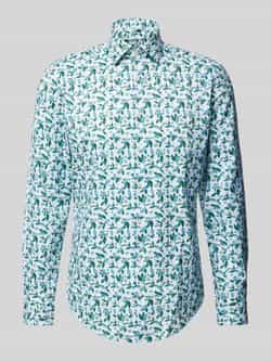 Jake*s Slim fit zakelijk overhemd met kentkraag