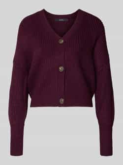 Vero Moda Regular fit gebreid jack met sierknopen model 'LEA'