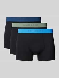 Schiesser Boxershort met elastische band met label in een set van 3 stuks