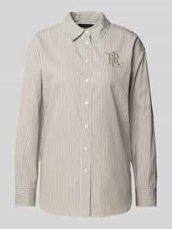 Lauren Ralph Lauren Regular fit overhemdblouse met logostitching model 'KOTTA'