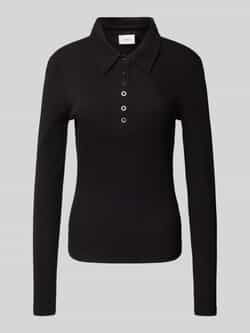 Gestuz Shirt met lange mouwen en polokraag model 'drew'
