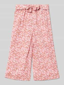 S.Oliver gebloemde broek rood Meisjes Viscose Bloemen 140