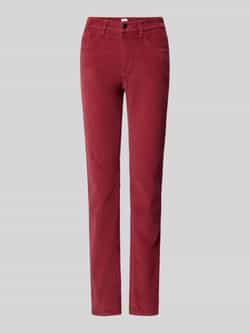 BRAX Slim fit corduroy broek van katoenmix model 'Mary'