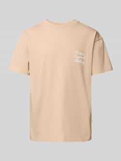 BLKVIS T-shirt met labelstitching model 'PRIMAVERA'