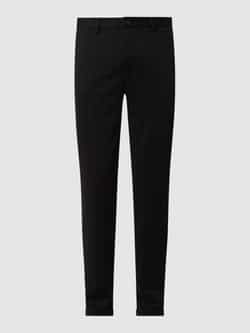 Lindbergh Korte slim fit chino van jersey