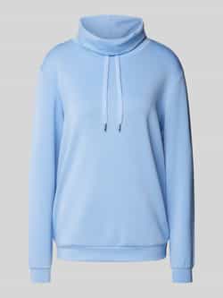 Soyaconcept Blauwe Comfortabele Trui met Hoge Hals Blue Dames
