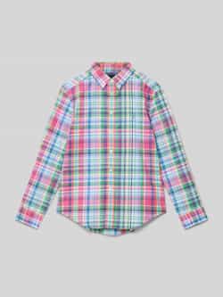 Polo Ralph Lauren Teens Regular fit vrijetijdsoverhemd met button-downkraag