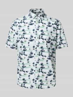 Jake*s Slim fit zakelijk overhemd met kentkraag