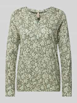 Soyaconcept Shirt met lange mouwen en V-hals model 'FELICITY'