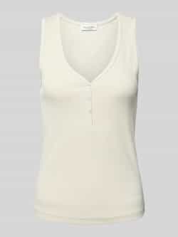 Marc O'Polo Slim fit tanktop van katoenmix