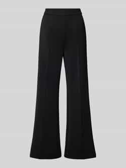 Calvin Klein Womenswear Wide leg stoffen broek met vaste persplooien