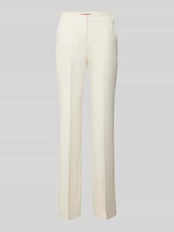MAX&Co. Straight leg pantalon met persplooien model 'REIMS'