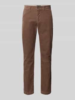 Tommy Hilfiger Straight leg coduroy broek van katoenmix model 'DENTON'