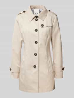Fuchs Schmitt Trenchcoat met strookzakken