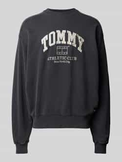 Tommy Jeans Sweatshirt met labelstitching