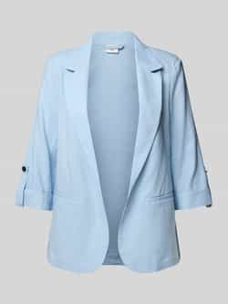 Only Loose fit blazer van een mix van viscose en linnen model 'CARO'