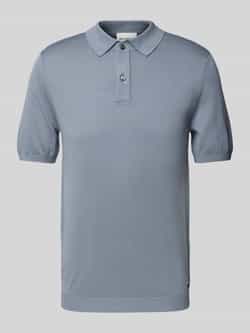Roy Robson Poloshirt met korte knoopsluiting
