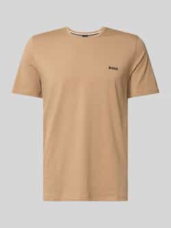 Boss T-shirt met logodetail model 'MIX&MATCH'
