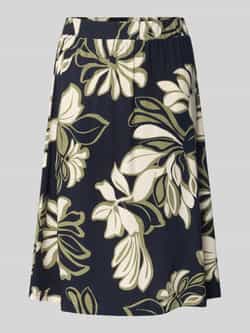 Betty Barclay Knielange rok met elastische band