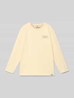 Garcia Shirt met lange mouwen en labelprint