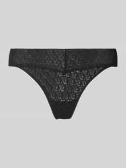 Calvin Klein Underwear String met kantgarnering