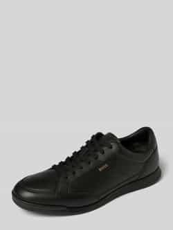 Boss Lage sneakers van echt runderleer model 'NITAN'
