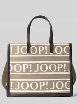 Joop! Shopper met all-over logostitching model 'Aurelia'