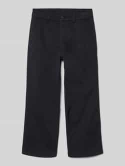 Tom Tailor Baggy fit chino's met een katoenmix met interne breedteverstelling