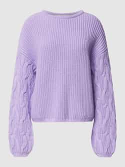 LANIUS Gebreide pullover met kabelpatroon