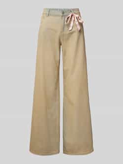 Review Jeans met strikdetail