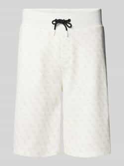 Guess Activewear Regular fit korte broek met labelbadge model 'KORBIN'