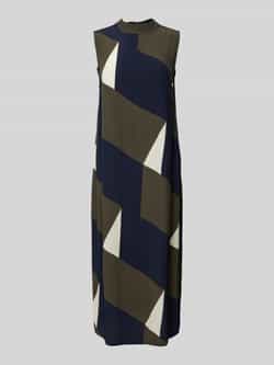 Someday Midi-jurk met opstaande kraag model 'Qhia'