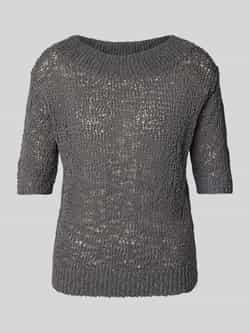 LUISA CERANO Gebreid shirt met ronde hals