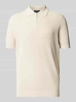 Antony Morato Regular fit poloshirt met ritssluiting