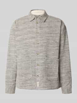 BLKVIS Relaxed fit overhemdjack met structuurmotief