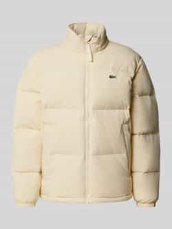 Lacoste Regular fit donsjack met opstaande kraag en geïntegreerde capuchon