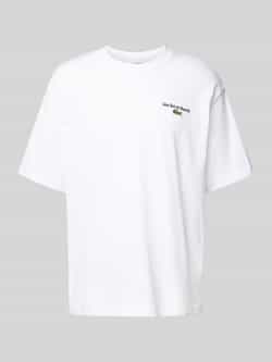 Lacoste Loose fit T-shirt van puur katoen