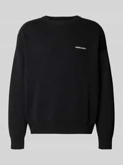 Pegador Oversized gebreide pullover met labelstitching