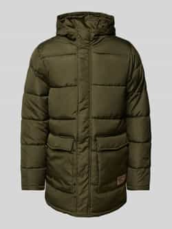 Blend Gewatteerd jack met labelpatch