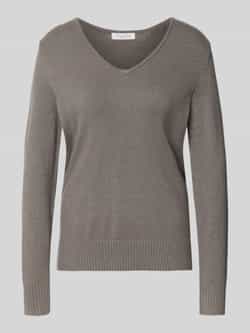 Christian Berg Woman Regular fit shirt van lange mouwen van viscosemix in gebreide look