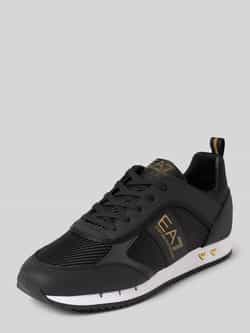 EA7 Emporio Armani Sneakers met labeldetails