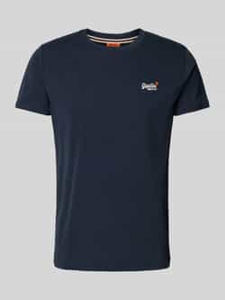 Superdry T-shirt met labelstitching